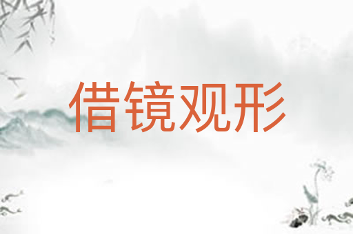 借镜观形