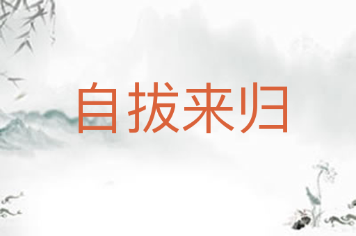 自拔来归