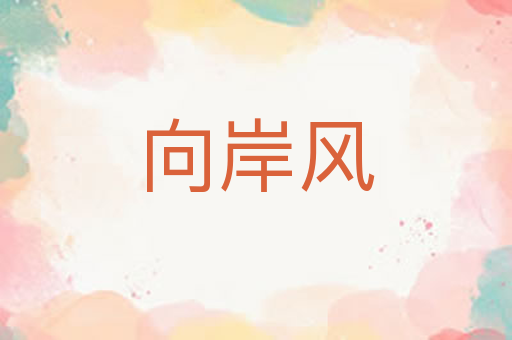 向岸风
